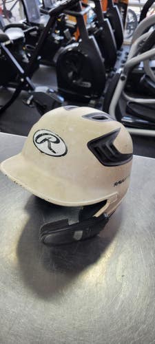 Used Rawlings 6 1/2 - 7 1/2 WITH JAW Batting Helmet No Mask None One Size 11497-S000160507