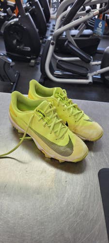 Used Nike DIAMOND 7.5 BB/SB Cleats Yellow Senior 7.5 11497-S000160509