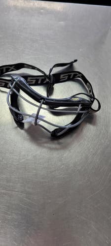 Used STX 4 SIGHT PLUS S Lacrosse Facial Protect Black Senior 11497-S000160490