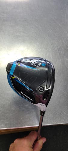 Used Taylormade SIM 2 MAX Mens Driver RH 10.5 Degree 11497-S000160484