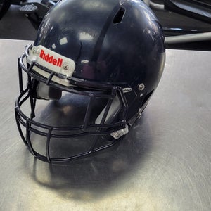 Used Riddell VICTOR L-XL FB Helmet Navy Blue L/XL 11497-S000160453