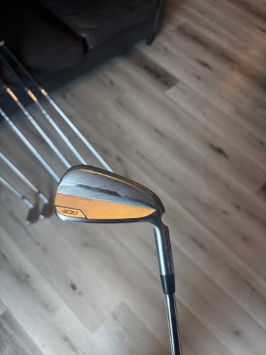 Men's Ping I530 Right Handed Iron Set Extra Stiff Flex (7 Clubs) #5 - #9, PW, GW (Used)