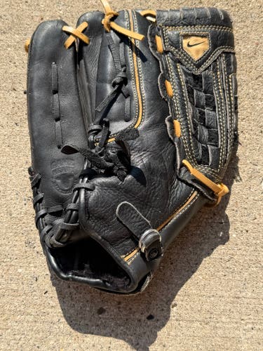 Nike Diamond Elite Pro 12” Baseball Glove RHT Black Tan Modified Trapeze