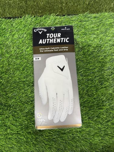 New Callaway Tour Authentic Golf Glove Mens Left Size Small