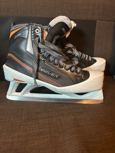 2012 Bauer Elite Hockey Goalie Skates Regular Width 11 (Used)