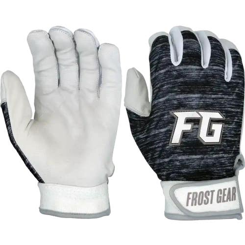 MaxBP FG Polar-Flex Cold Weather Batting Gloves - White (NEW) *Multiple Sizes*