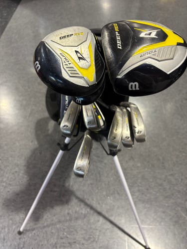Wilson Deep Red Tour Clubs (Full Set - 10 Pieces) RH | Deep Red Tour Teen Flex Shafts (Used)