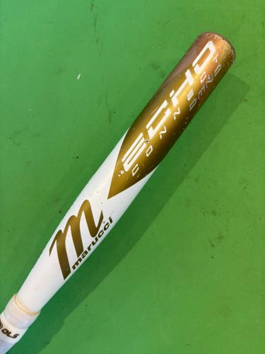 White 2023 Marucci Echo Connect DMND Hybrid Bat (-11) 18 oz 29"