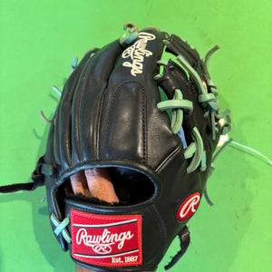 Black Rawlings R9 RH Infield Baseball Glove 11"