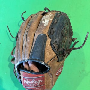 Brown Rawlings Premium Series RH Pitcher's Baseball Glove 11.5"