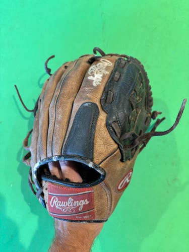 Brown Rawlings Premium Series RH Pitcher's Baseball Glove 11.5"