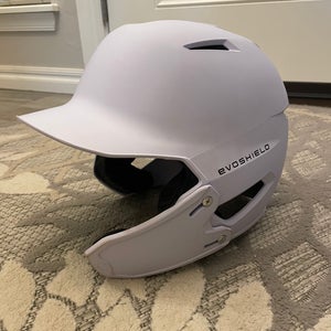 EVOSHIELD XVT 2.0 MATTE WHITE BATTING HELMET WITH FACE SHIELD L/XL