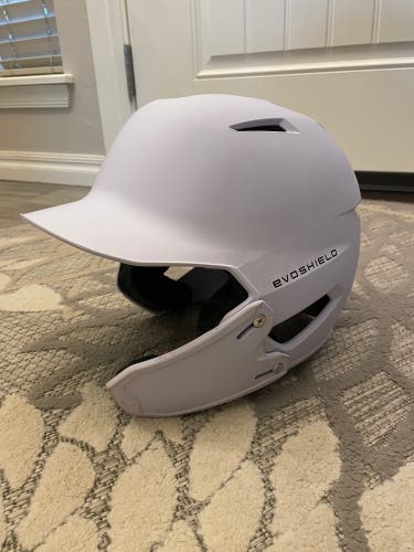 EVOSHIELD XVT 2.0 MATTE WHITE BATTING HELMET WITH FACE SHIELD
