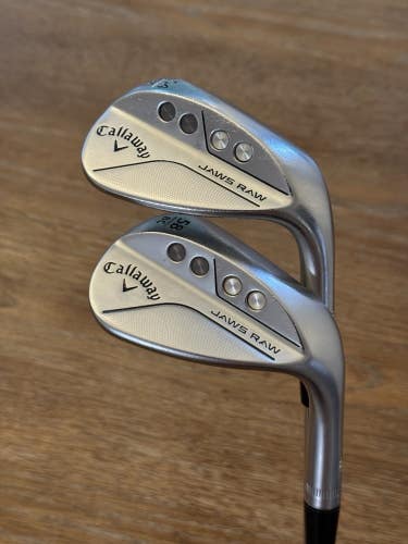 Callaway JAWS Raw Wedge Set (54, 58)  Dynamic Gold Spinner 115 shafts (stiff)
