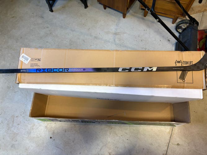 Senior CCM Ribcor Trigger 8 Pro Left Hand Hockey Stick P90TM 85 Flex (New)