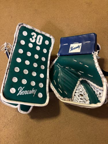 Custom Kenesky glove and blocker set, regular hand