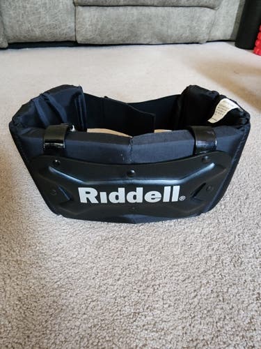 Riddell Youth Rib Protector Medium Black and Silver Nice