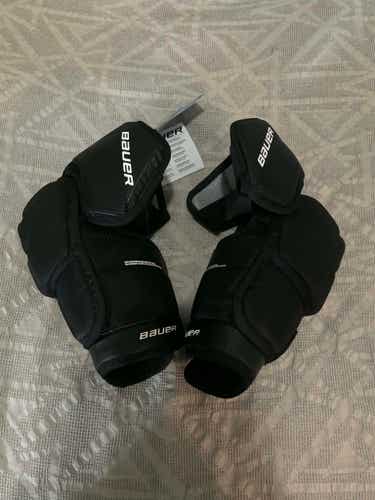 Bauer Pro Series Pro Stock Hockey Elbow Pads, Size Senior Large New With Tags
