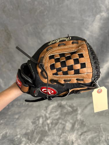 Brown Rawlings Savage RH Pitcher's Baseball Glove 9.5" (Used)