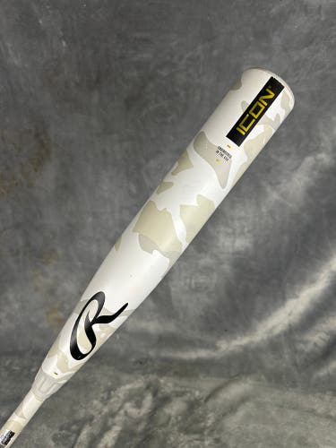2025 Rawlings Icon Composite Bat USSSA Certified (-5) Composite 27 oz 32" (Used)