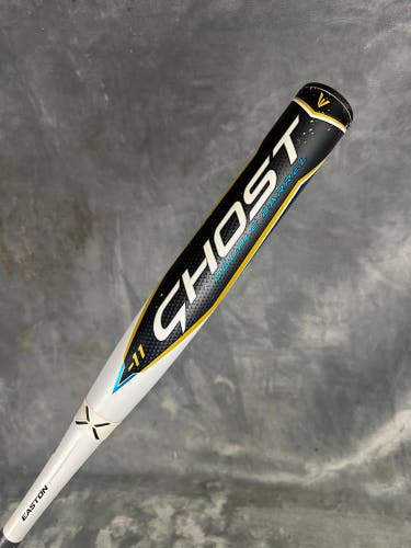 White 2023 Easton Ghost Composite Bat (-11) Composite 19 oz 30" (Used)