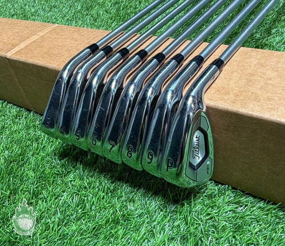 Used RH Titleist AP3 718 Irons 3-PW C-Taper 130g X-Stiff Flex Steel Golf Set