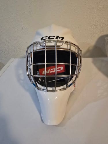 Senior Small CCM Axis F9 Goalie Mask (New)