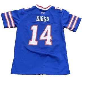 Nike Stefon Diggs #14 Buffalo Bills NFL Jersey Youth Medium Blue Football (Used)
