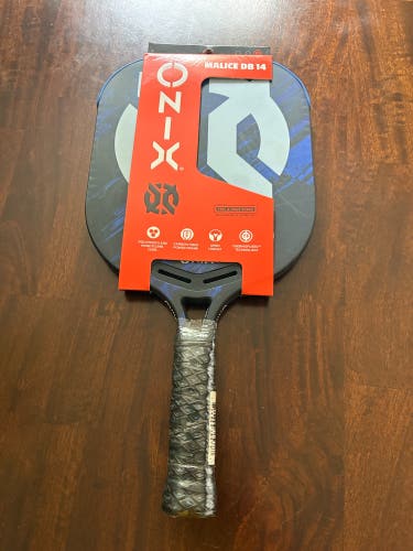 Onix Malice DB 14 Pickleball Paddle Open Throat Carbon Fiber Frame $250 Retail New