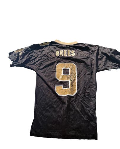 Reebok Drew Brees #9 New Orleans Saints NFL Jersey Mens Small Black Vintage (Used)