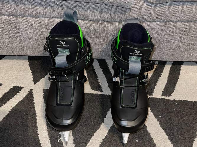 Senior Used Bauer Konekt Hockey Goalie Skates Size 9