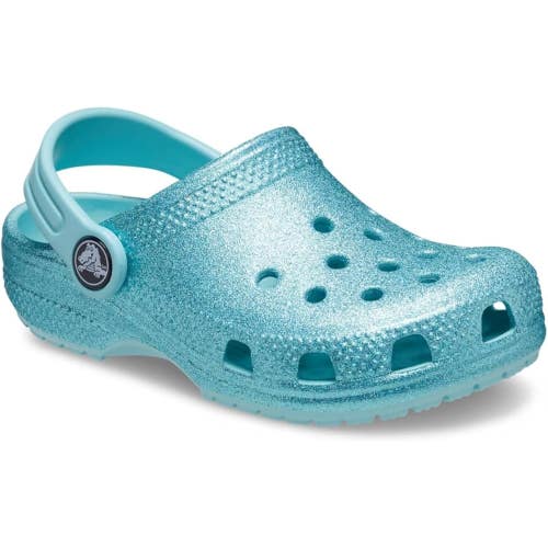 Crocs Classic 206992-461 Clog Toddler US 5 M Blue Glitter Casual Shoes GBO3409