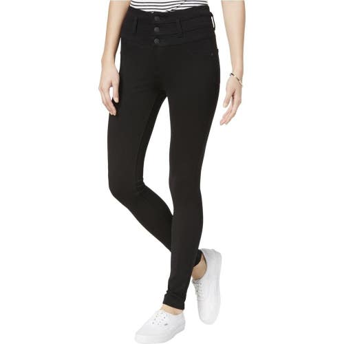 Celebrity Pink Skinny Ponte Pants Womens 5x27 Black Stretch High Waisted PALL131