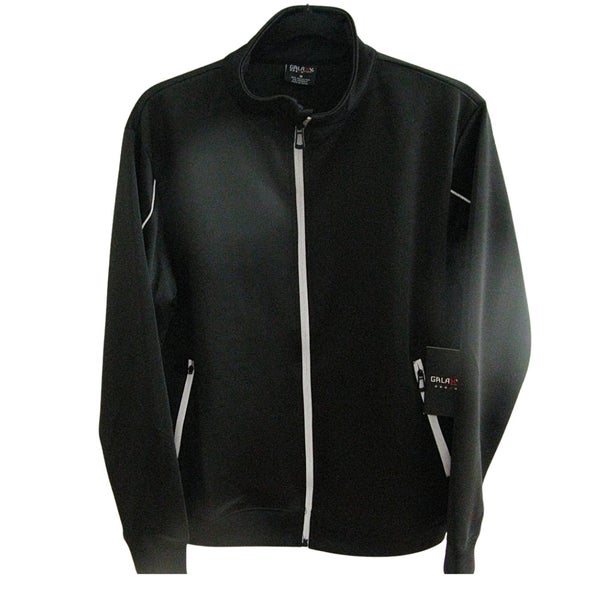 Galaxy by Harvic Jacket Men's Medium Black Long Sleeve Zip Up Activewear FTS1653