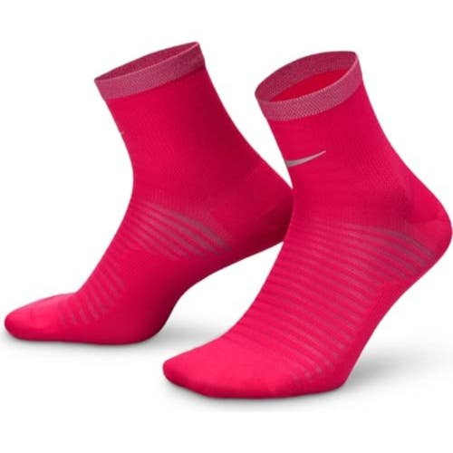 Nike Spark Unisex 6x7.5 Pink Stretch Lightweight Ankle Running Socks JAX1967
