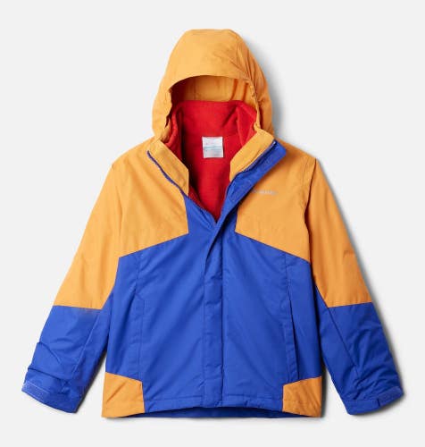 Columbia Bugaboo III Interchange Jacket Boys M Multi Full Zip Waterproof JAX1980