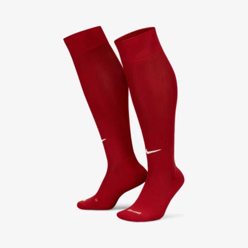 Nike Dri-Fit Academy Socks Unisex S Varsity Red Over-The-Calf Football JAX1975