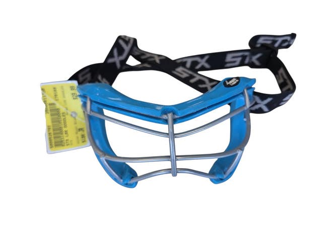 Used STX LAX GOGGLES Lacrosse Facial Protect Royal Blue Junior 11450-S000526793