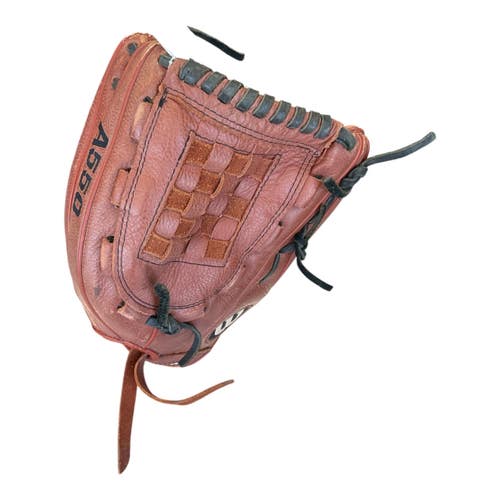 Used Wilson A550 BB/SB Glove RH Throw Brown 12" 11450-S000526788