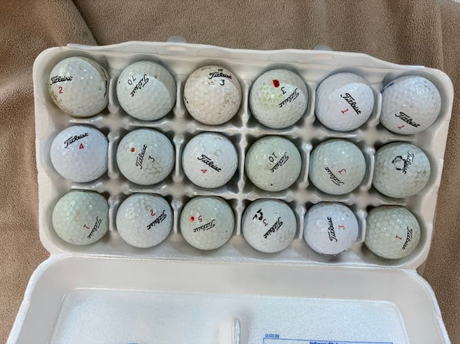 Titleist Balls 18 Pack (Used)