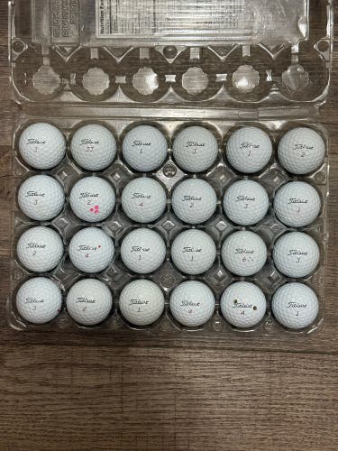 24 Titleist Pro V1x Golf Balls - 5A MINT CONDITION ONLY
