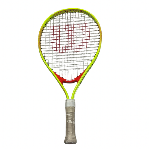 Used Wilson FEDERER JR RACKET Junior Tennis Racquet Yellow 19" 11834-S000055632