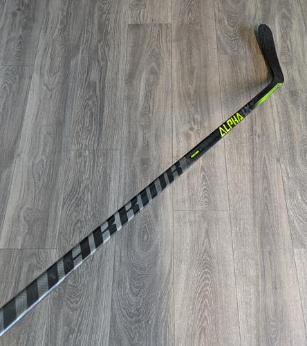 Senior Warrior Alpha LX 20 Left Hand Hockey Stick 75 Flex Pro Stock (Used)