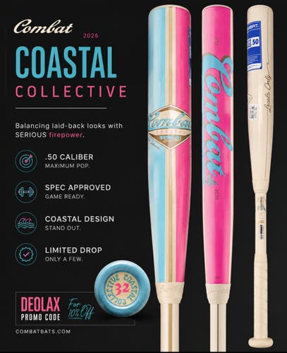Combat Spec H1 Hybrid BBCOR Certified Bat (-3) 29 oz 32" (New)