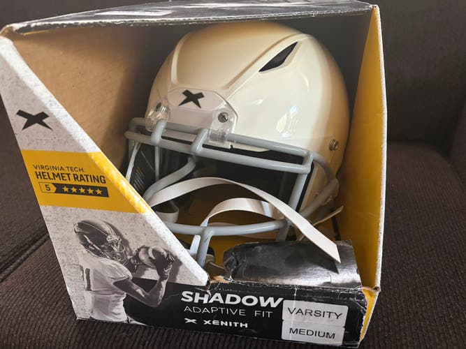 White Adult Medium Xenith Shadow Helmet (New)