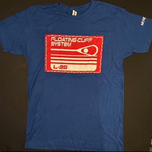 Vintage L35 Lacrosse Shirt Blue (Large)