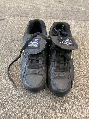 Used Easton CLEATS BB/SB Cleats Black Senior 7.5 11614-S000242104