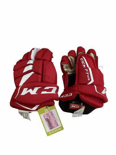 Used CCM FT 475 Junior Gloves Red 10" 11613-S000187913