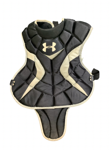 Used Under Armour CHEST PROTECTOR Catchers Chest Protector Black Intermed 11613-S000187824