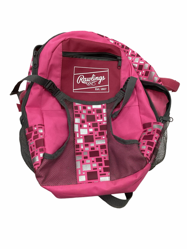 Used Rawlings BACKPACK BB/SB Player Backpack Pink 11613-S000187788